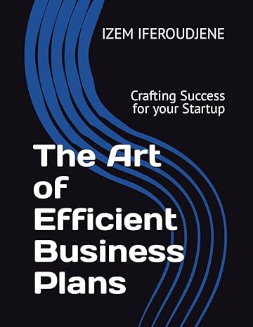 the art of efficient business plans crafting success for your startup 1st edition izem iferoudjene ,tcsc