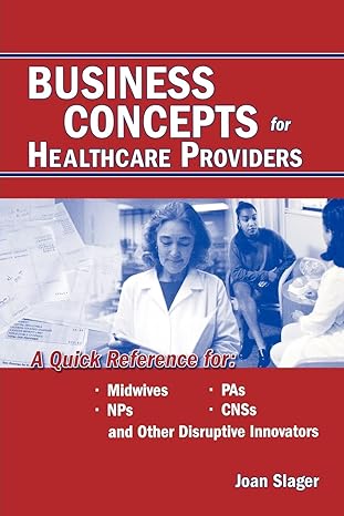 business concepts for healthcare providers a quick reference for midwives nps cnss and other disruptive