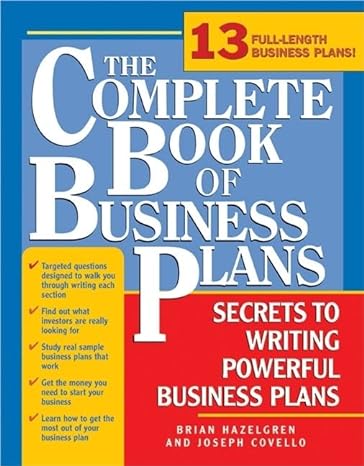 the complete book of business plans simple steps to writing powerful business plans 2nd edition joseph