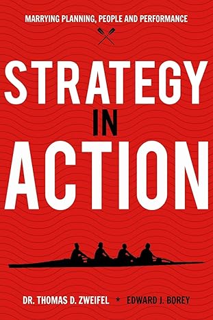 strategy in action marrying planning people and performance 1st edition thomas d. zweifel. ,edward j. borey