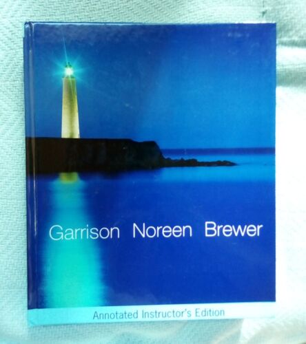 managerial accounting 1st edition ray h. garrison, eric noreen, peter c. brewer 9780073137544