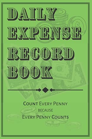 daily expense record book 1st edition silver trail press 979-8799004996