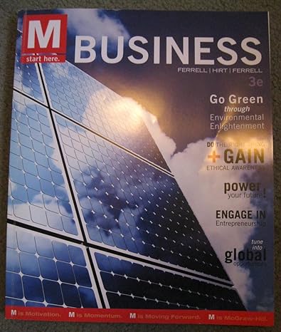 m business 3rd edition o. c. ferrell ,geoffrey hirt ,linda ferrell 0073524581, 978-0073524580