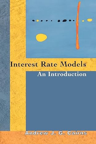 interest rate models an introduction 1st edition andrew j. g. cairns 0691118949, 978-0691118949