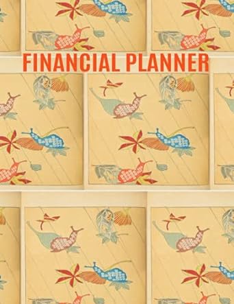financial planner vintage snail wallpaper financial planner 120 pages great for women and teens 1st edition