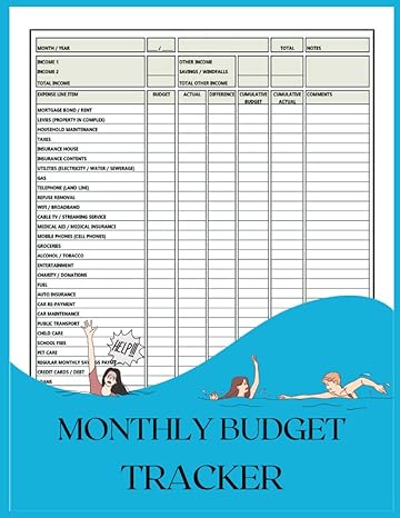 monthly budget tracker for personal finances expenditure vs budget commitments savings plan and balance sheet