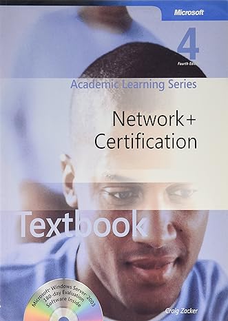 network+ certification textbook 4th edition l j zacker 0735622337, 978-0735622333