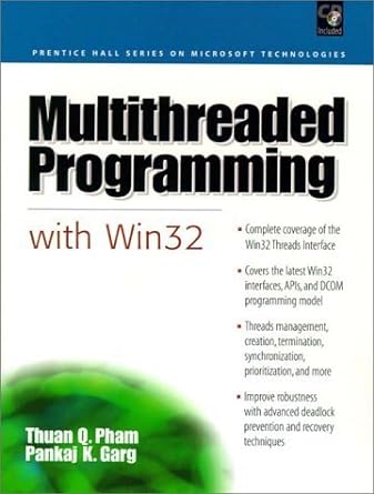 multithreaded programming with win32 1st edition thuan q pham ,pankaj k garg 0130109126, 978-0130109125