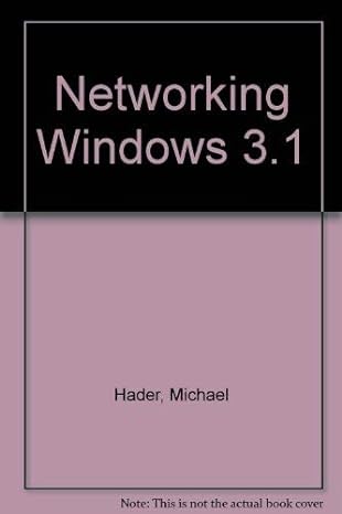networking windows 3 1 1st edition micheal l hader 1565290526, 978-1565290525