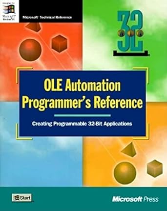 ole automation programmers reference creating programmable 32 bit applications 2nd edition microsoft press