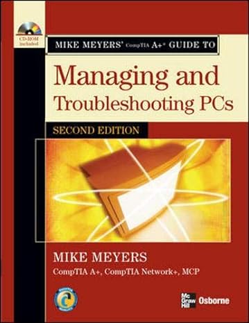 managing and troubleshooting pcs 2nd edition michael meyers 0072263555, 978-0072263558