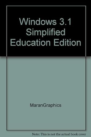 windows 3 1 simplified education edition ruth maran ,maran graphics 1568846525, 978-1568846521