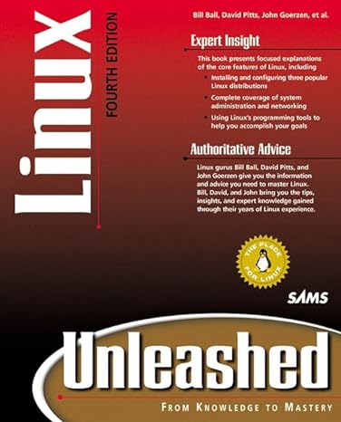 linux unleashed 4th edition bill ball ,john goerzen ,david pitts ,billy ball 0672316889, 978-0672316883