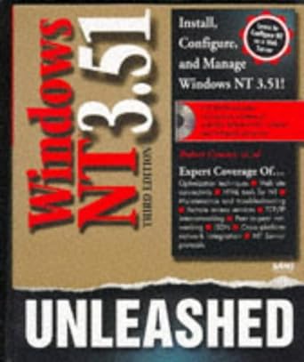 windows nt 3 51 unleashed 3rd edition robert cowart 0672309025, 978-0672309021