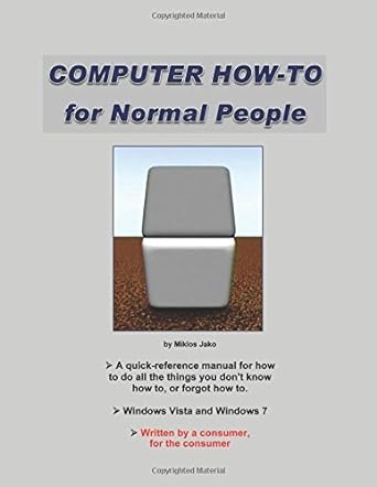 computer how to for normal people 1st edition miklos jako 0741473291, 978-0741473295