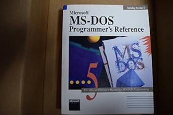 microsoft ms dos programmers reference 1st edition microsoft press ,microsoft corporation 1556153295,