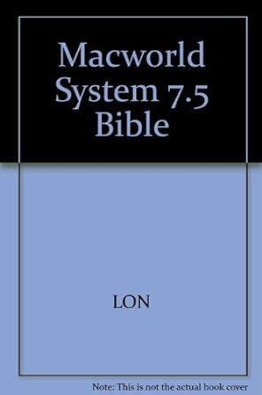 macworld system 7 5 bible 1st edition lon poole 1568840985, 978-1568840987