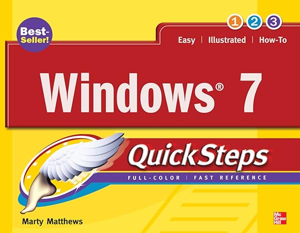windows 7 quicksteps 1st edition marty matthews 0071635696, 978-0071635691