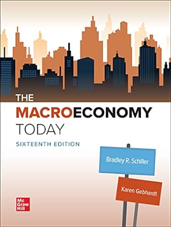 the macroeconomy today 16th edition bradley schiller ,karen gebhardt 1264273614, 978-1264273614