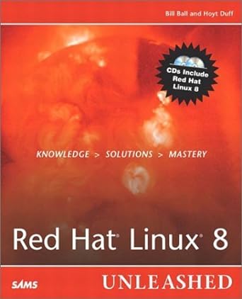 red hat linux 8 unleashed 1st edition bill ball 067232458x, 978-0672324581