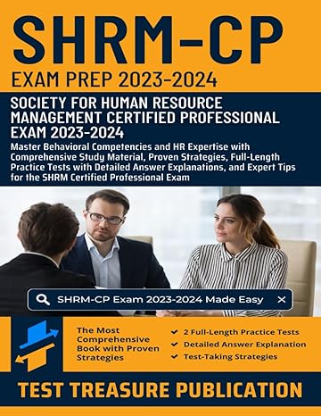 shrm cp exam prep 2023 2024 society for human resource management certified professional 1st edition test