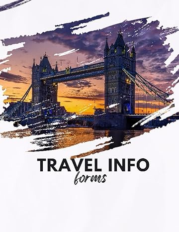 travel information forms for office use sized 8 5 x 11 inches 108 forms 1st edition margaret b0cngth9tj