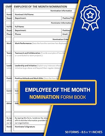 employee of the month nomination nomination information nom nominees full name depar department 1st edition