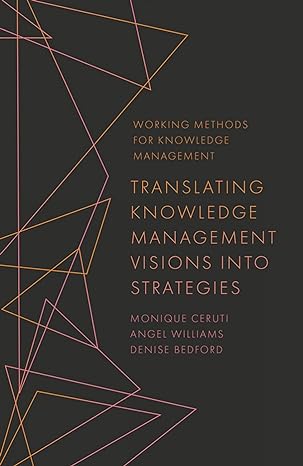 translating knowledge management visions into strategies 1st edition monique ceruti ,angel williams ,denise