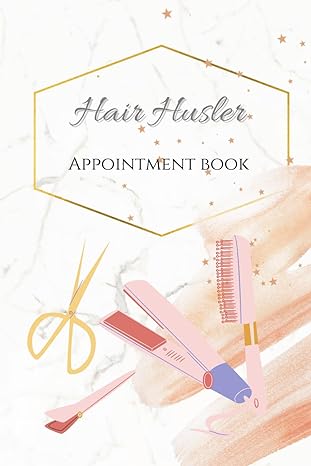 hair husler appointment book 1st edition hobbyart adrian b0ckywd6hk