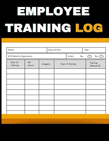 employee training log a comprehensive record for professional development 120 page 1st edition adamis si zin