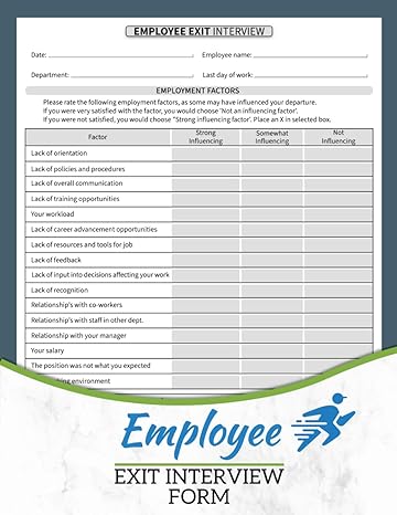 employee exit interview form employee offboarding survey book questions to ask for departing employee hr