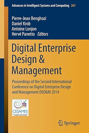 digital enterprise design and management proceedings of the second international conference on digital