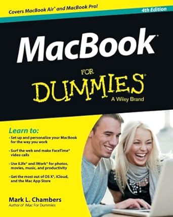 macbook for dummies 4th edition mark l chambers 1118209206, 978-1118209202