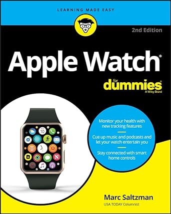 apple watch for dummies 2nd edition saltzman 1119558638, 978-1119558637