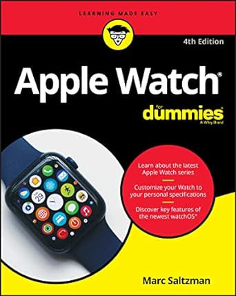 apple watch for dummies 4th edition marc saltzman 1119776821, 978-1119776826