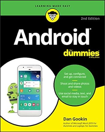 android for dummies 2nd edition dan gookin 1119711355, 978-1119711353