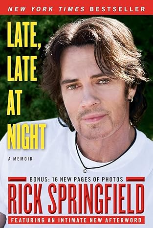 late late at night 1st edition rick springfield 1439191808, 978-1439191804