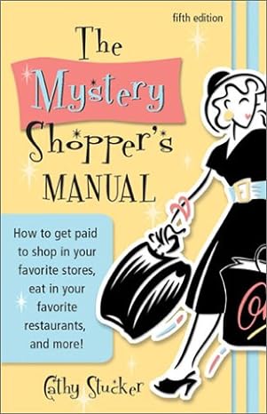 the mystery shopper s manual 5th edition cathy stucker 1888983248, 978-1888983241