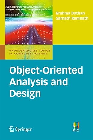 object oriented analysis and design 2011 edition sarnath ramnath, brahma dathan 1849965218, 978-1849965217