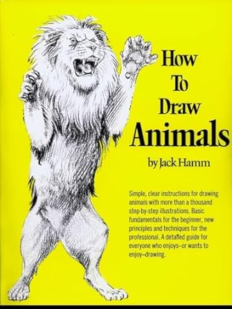 how to draw animals 1st edition jack hamm 0399508023, 978-0399508028