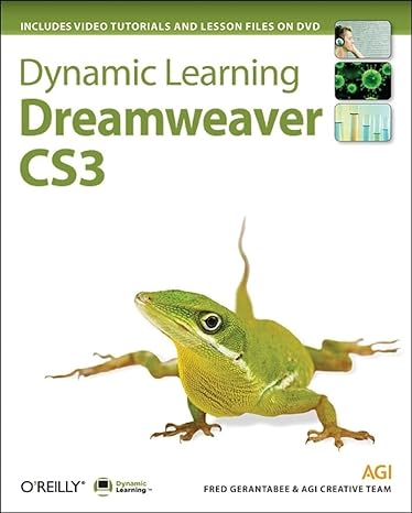 dynamic learning dreamweaver cs3 1st edition fred gerantabee ,agi creative team 0596510578, 978-0596510572