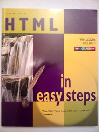 html in easy steps 3rd edition mike mcgrath 1840782544, 978-1840782547
