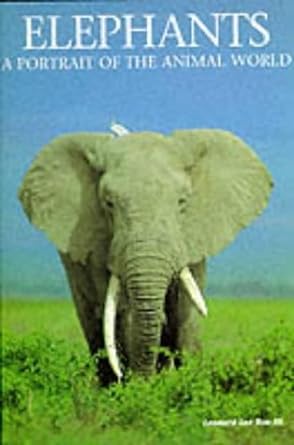 elephants a portrait of the animal world 1st edition leonard lee rue iii, miriam schlein 1880908220,