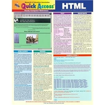 html quick access hand computer 1st edition the editors of rea 087891286x, 978-0878912865