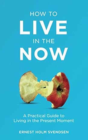 how to live in the now a practical guide to living in the present moment 1st edition ernest holm svendsen