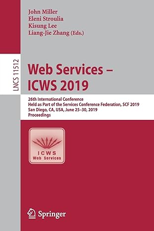 web services icws 2019 26th international conference held as part of the services conference federation scf