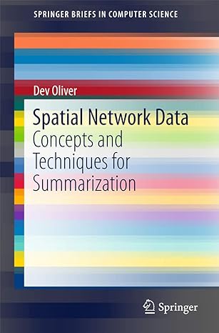 spatial network data concepts and techniques for summarization 1st edition dev oliver 331939620x,