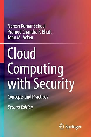 Cloud Computing With Security Concepts And Practices