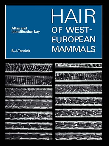 hair of west european mammals 1st edition b j teerink 0521545773, 978-0521545778