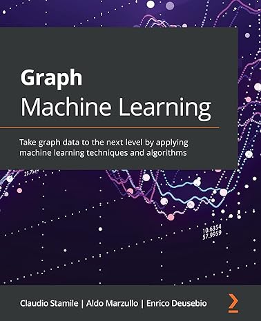 graph machine learning take graph data to the next level by applying machine learning techniques and